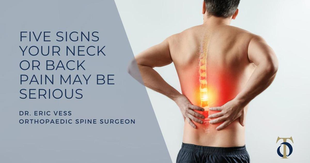 5 Signs Your Neck or Back Pain Needs Medical Attention